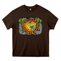 Chocolate Brown sunshine on my mind Heavy Core Tee - RacoonDesign