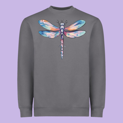 Dragonfly Heavyweight Sweatshirt Designed By Maliassmallbusiness
