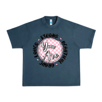 Midnight Navy you are strong Urban Heavy Tee - MaliasSmallBusiness