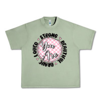 Oil Green you are strong Urban Heavy Tee - MaliasSmallBusiness
