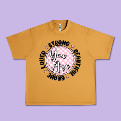 You Are Strong Urban Heavy Tee Designed By Maliassmallbusiness