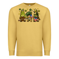 Antique Gold Army Gnomes 4th of july Premium Sweatshirt - HowdyJamesFarm