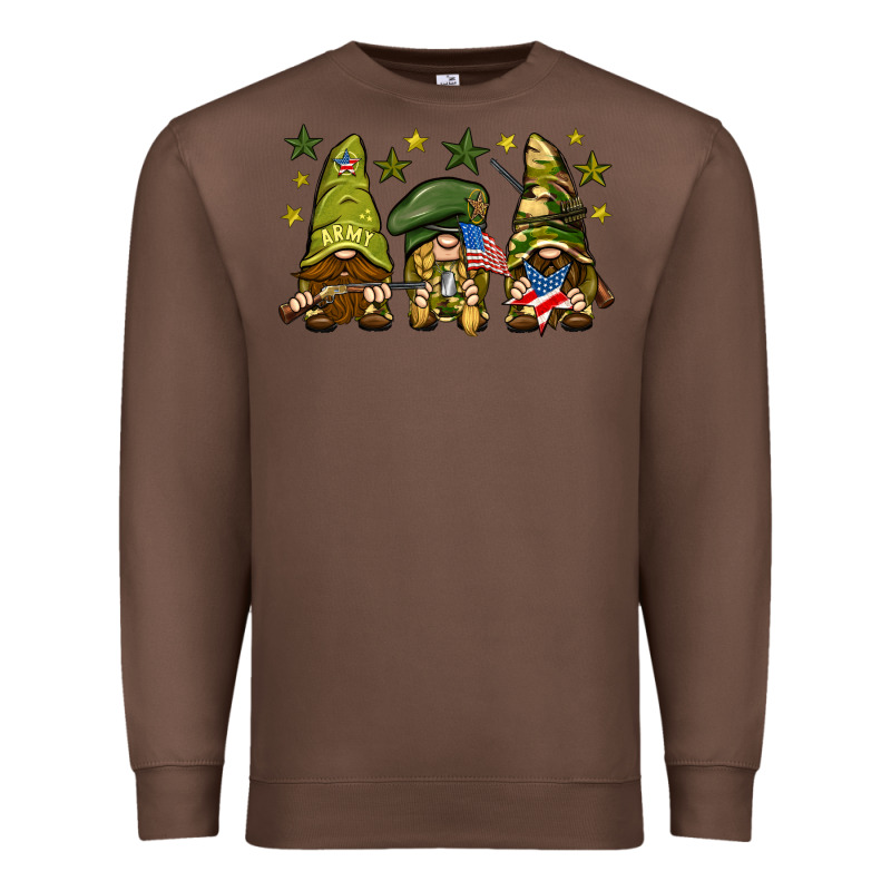 Army Gnomes 4th Of July Premium Sweatshirt by HowdyJamesFarm | Teevron