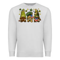 Dove Grey Army Gnomes 4th of july Premium Sweatshirt - HowdyJamesFarm