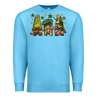 Ocean Blue Army Gnomes 4th of july Premium Sweatshirt - HowdyJamesFarm