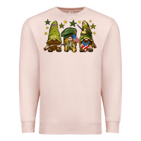 Pale Pink Army Gnomes 4th of july Premium Sweatshirt - HowdyJamesFarm