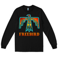 Black thunderbird freebird Long Sleeve Tee - JahusDesignShop