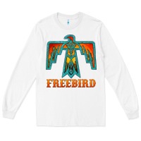 White thunderbird freebird Long Sleeve Tee - JahusDesignShop