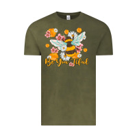 Vintage Olive be you tiful Vintage Tee - MaliasSmallBusiness