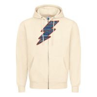 Sandshell Western Orange Border Aztec Lightning Zipper Hoodie - Bettercallsaul