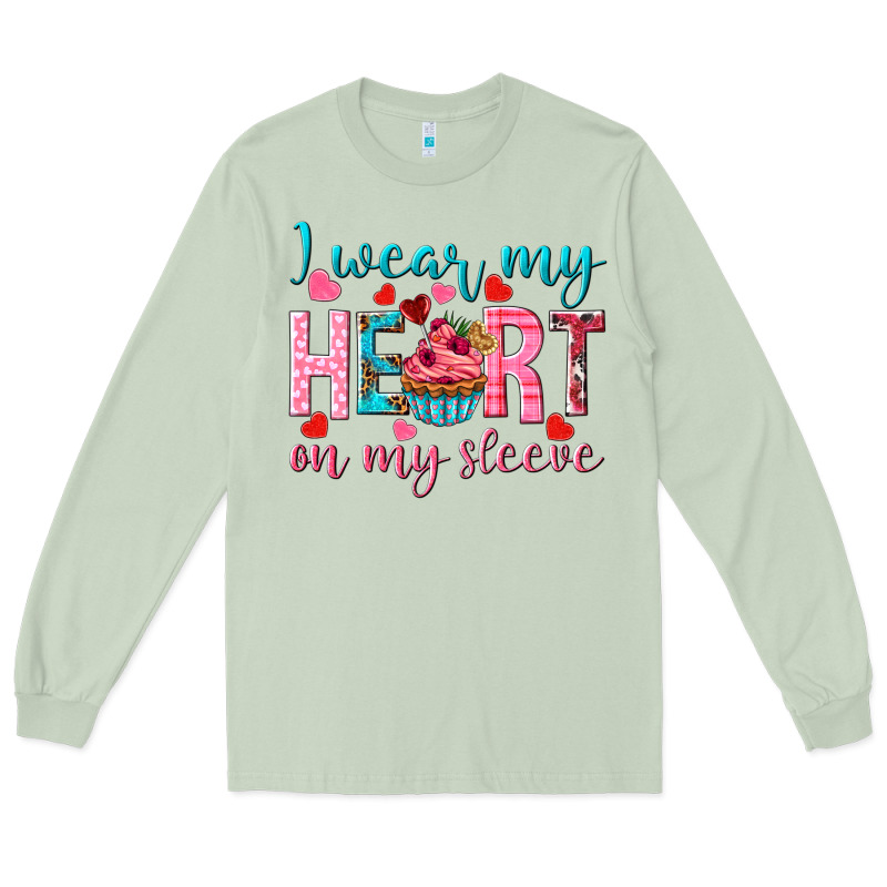 I Wear My Heart On My Sleeve Long Sleeve Tee by NancyCooperArtShop | Teevron