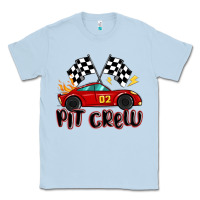 Dusty Blue pit crew boys birthday race car Classic Tee - MaliasSmallBusiness