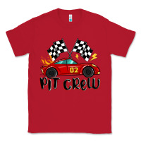 Red pit crew boys birthday race car Classic Tee - MaliasSmallBusiness