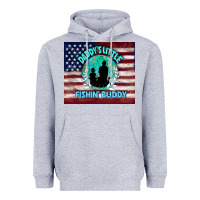 Heather Grey daddy's little fishin buddy Heavyweight Hoodie - TumblerDesignByShophia