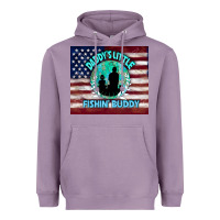 Lavender daddy's little fishin buddy Heavyweight Hoodie - TumblerDesignByShophia