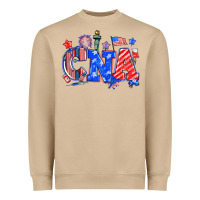 Mushroom 4th of july cna Heavyweight Sweatshirt - NancyCooperArtShop