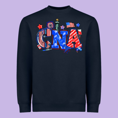 4th Of July Cna Heavyweight Sweatshirt Designed By Nancycooperartshop