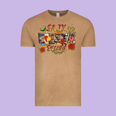 Fiesta Squad Vintage Tee Designed By Jahusdesignshop