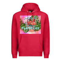 Cardinal just a girl who loves flamingo Premium Hoodie - TumblerDesignByShophia