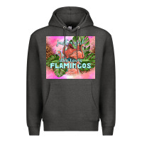Charcoal Heather just a girl who loves flamingo Premium Hoodie - TumblerDesignByShophia