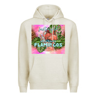 Oatmeal Heather just a girl who loves flamingo Premium Hoodie - TumblerDesignByShophia