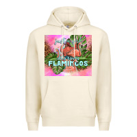 Tofu just a girl who loves flamingo Premium Hoodie - TumblerDesignByShophia