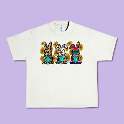 Western Bunny Urban Heavy Tee Designed By Maliassmallbusiness