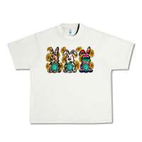Pistachio western bunny Urban Heavy Tee - MaliasSmallBusiness