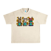 Sandshell western bunny Urban Heavy Tee - MaliasSmallBusiness