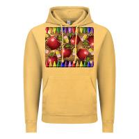 Vintage Mustard Teacher Crayons And Apples Vintage Hoodie - LillyAllenDesigns