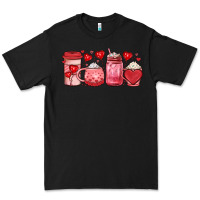 Black valentines day coffee Premium Tee - JahusDesignShop