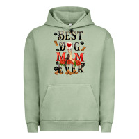 Pigment Oil Green Best dog mom ever Mother's Day Urban Hoodie - FaDigitalArtStudio