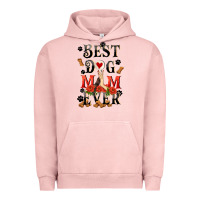 Pigment Salmon Best dog mom ever Mother's Day Urban Hoodie - FaDigitalArtStudio