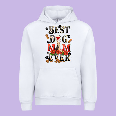 Best Dog Mom Ever Mother's Day Urban Hoodie Designed By Fadigitalartstudio