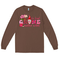 Chestnut be kind gnome matter what Long Sleeve Tee - NancyCooperArtShop