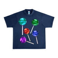 Navy lollipops Urban Heavy Tee - AdoDesignShop