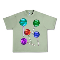 Oil Green lollipops Urban Heavy Tee - AdoDesignShop
