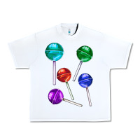 White lollipops Urban Heavy Tee - AdoDesignShop
