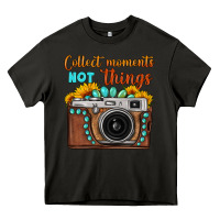 Asphalt collect moments not things sunflower gemstone vintage camera Heavy Core Tee - FaDigitalArtStudio