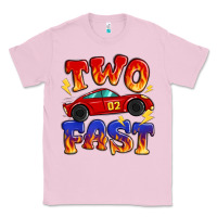 Bubblegum Pink two fast boys birthday racing car Classic Tee - MaliasSmallBusiness