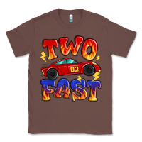 Chestnut two fast boys birthday racing car Classic Tee - MaliasSmallBusiness