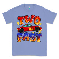 Colony Blue two fast boys birthday racing car Classic Tee - MaliasSmallBusiness