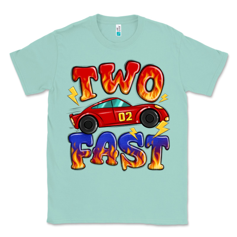 Two Fast Boys Birthday Racing Car Classic Tee by MaliasSmallBusiness | Teevron