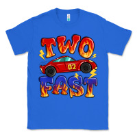 True Royal two fast boys birthday racing car Classic Tee - MaliasSmallBusiness