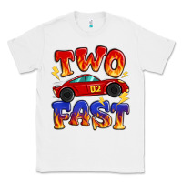 White two fast boys birthday racing car Classic Tee - MaliasSmallBusiness