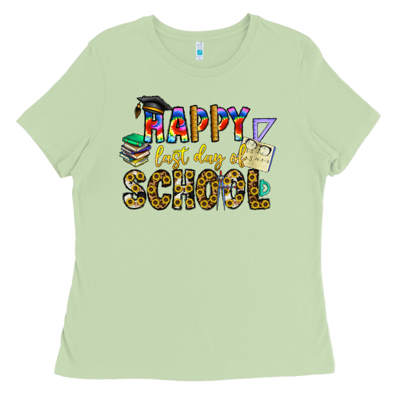 Happy Last Day Of School Ladies Tee by CowhideDigitalArt | Teevron