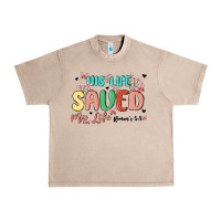 French Oak his life saved my life Urban Heavy Tee - MaliasSmallBusiness