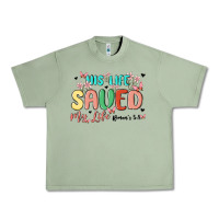 Oil Green his life saved my life Urban Heavy Tee - MaliasSmallBusiness
