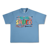 Pebble Blue his life saved my life Urban Heavy Tee - MaliasSmallBusiness
