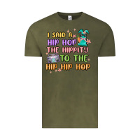 Vintage Olive i said a hip hop Vintage Tee - MaliasSmallBusiness